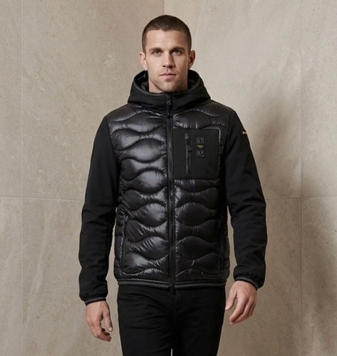 Blauer jacke schwarz - blauer,