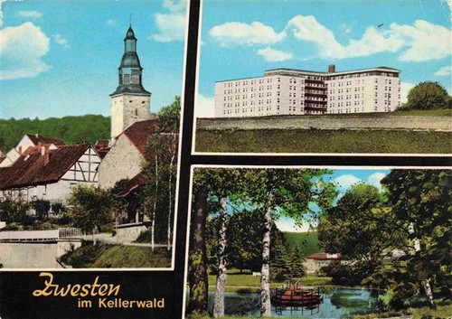 Zwesten bad kirche gebaeude - zwesten,