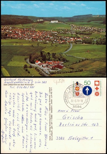 Ansichtskarte bad zwesten - bad, zwesten-bad
