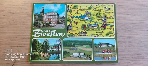 Postkarte zwesten 1986 - postkarte, 20.08.1986