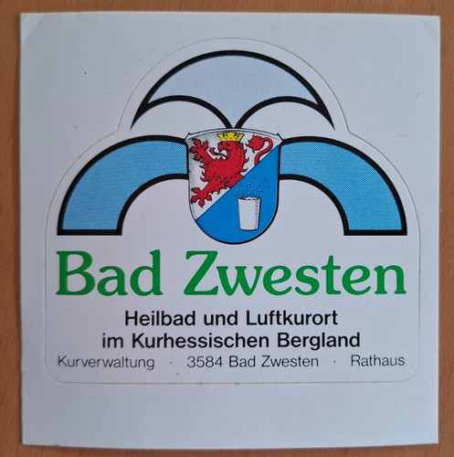 Aufkleber bad zwesten 8 - zwesten",, x