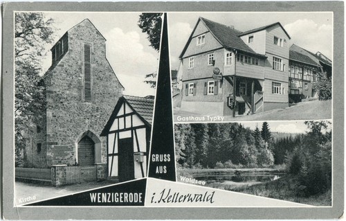 Wenzigerode kellerwald - ak, /kellerwald