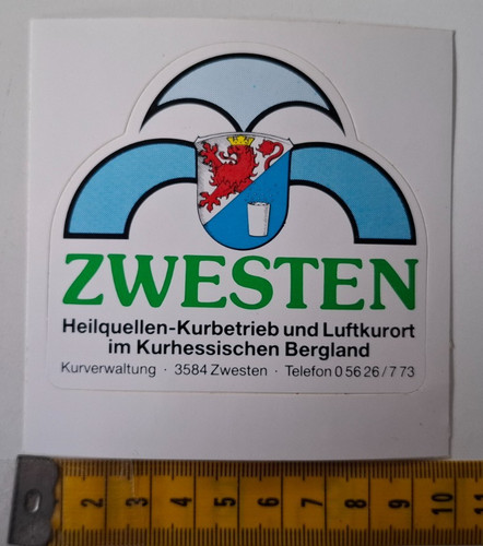 Aufkleber zwesten - aufkleber, "zwesten